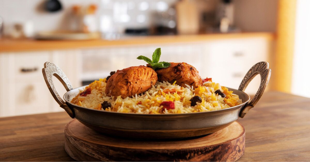 Easy best chicken biryani recipe , an asian cuisine