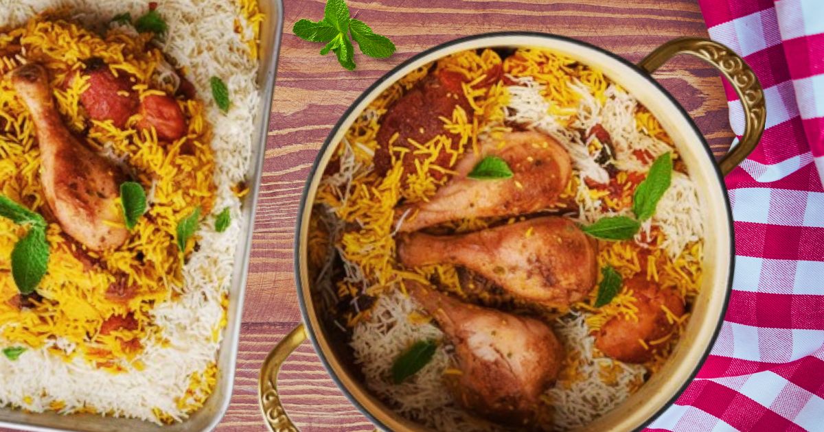 Easy chicken dum biryani by unify recipes