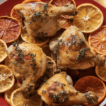 herb and citrus oven roasted chicken feature image