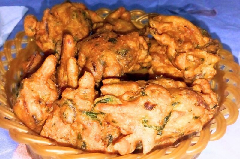 Crispy Aloo Palak Pakora