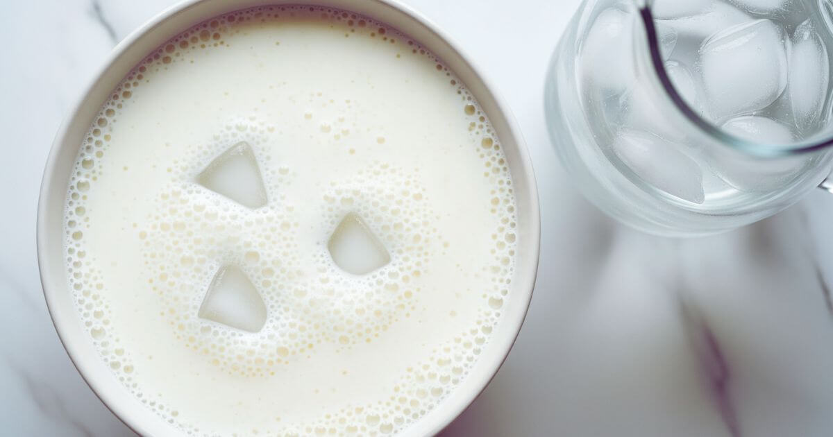 light, frothy, and smooth traditional Indian yogurt drink 