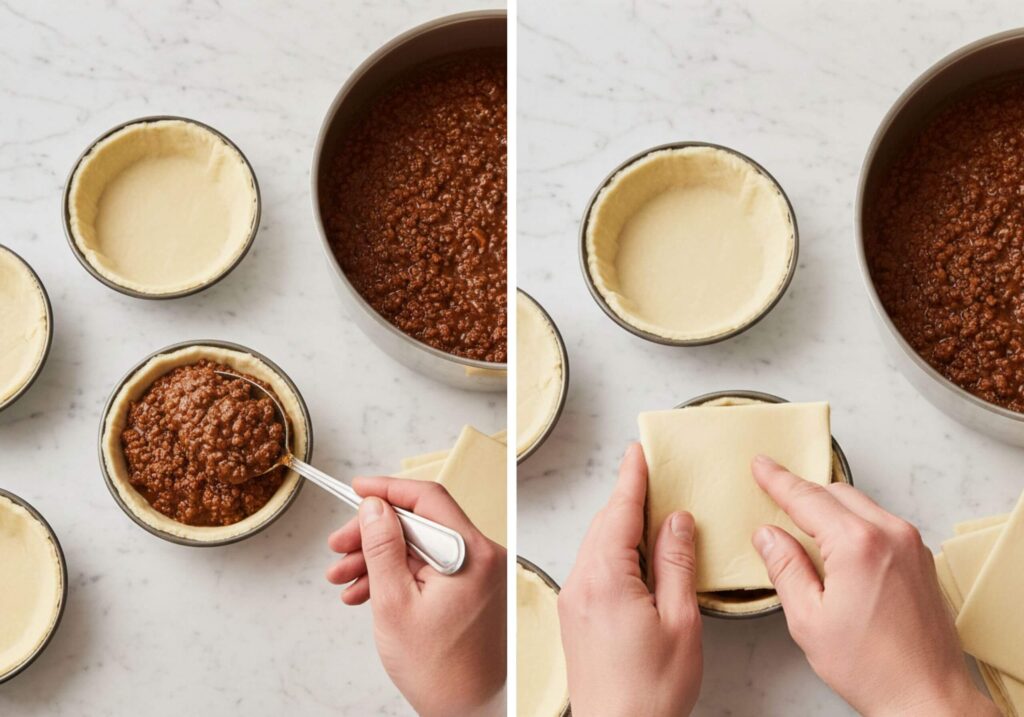 how to seal aussie meat pie