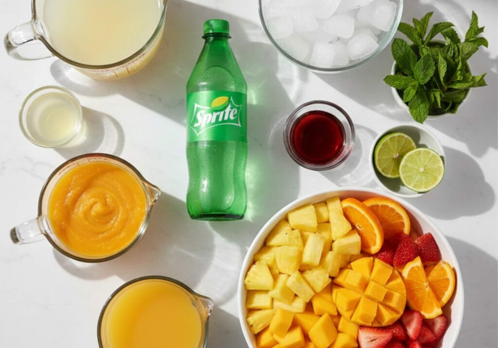 tropical fruit punch ingredients quantity