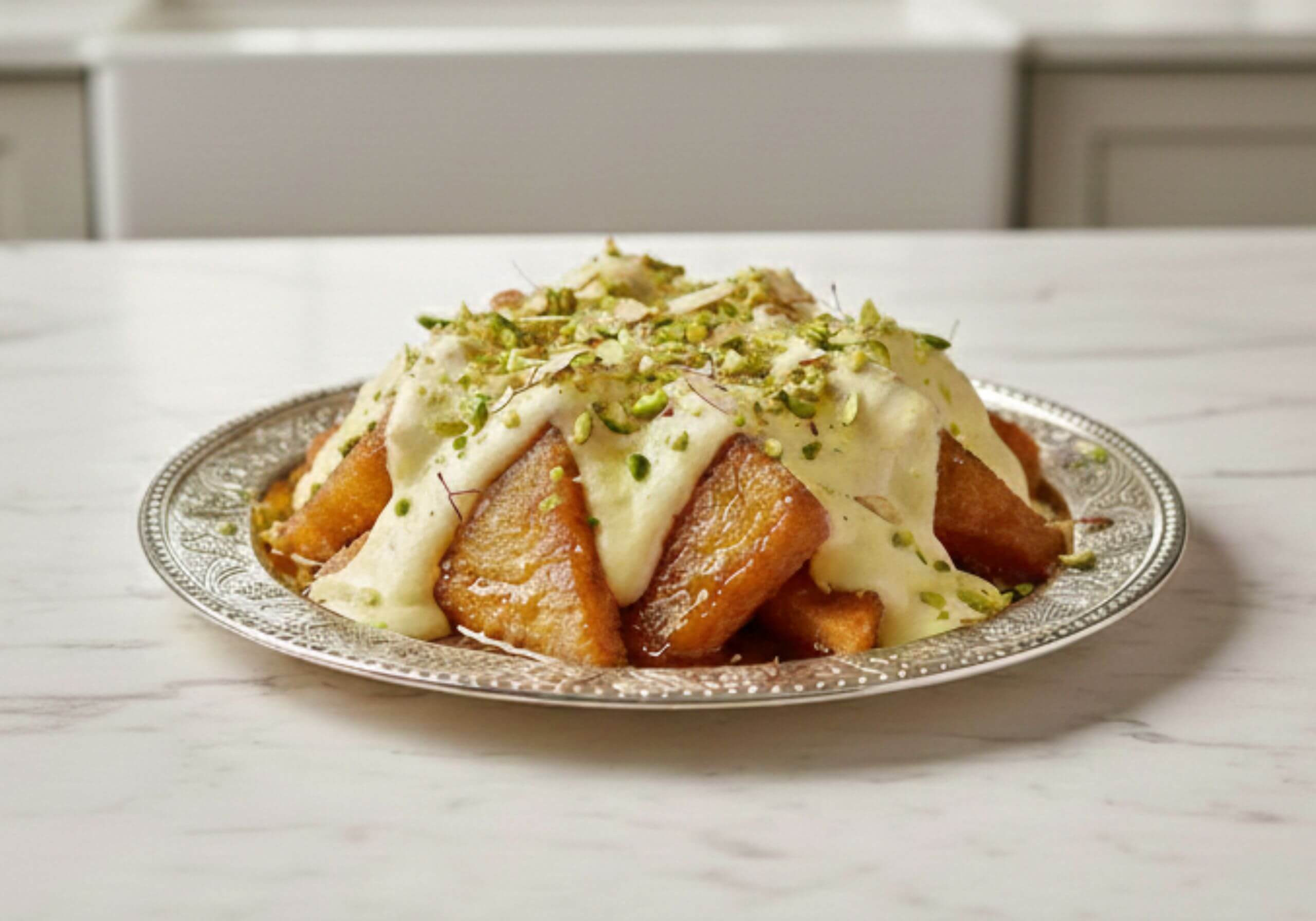 how to serve shahi turkar