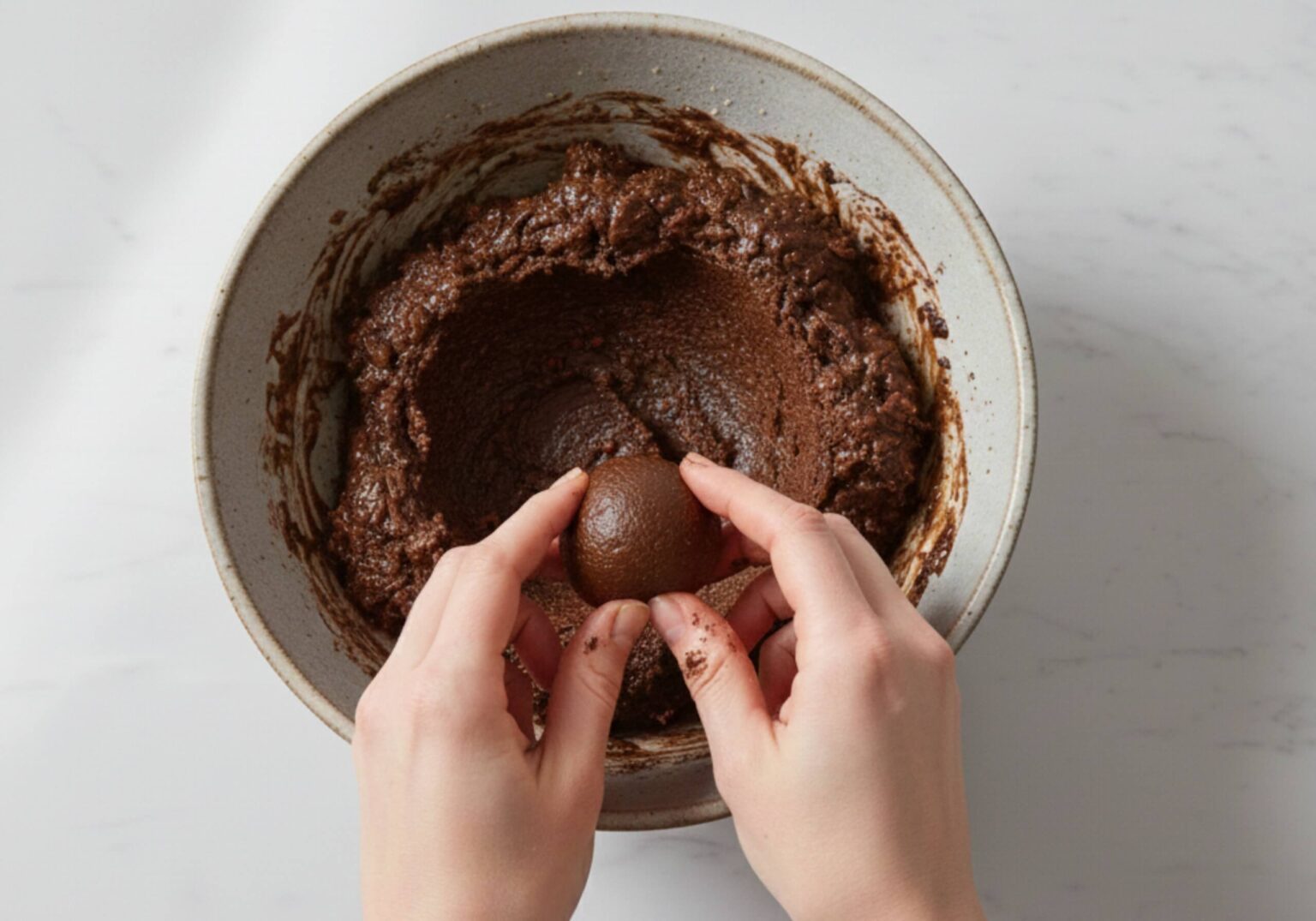 how to shape truffles