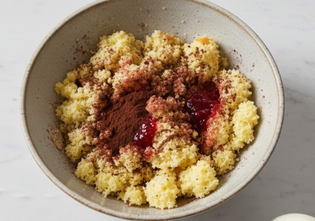 ingredients for lamington base