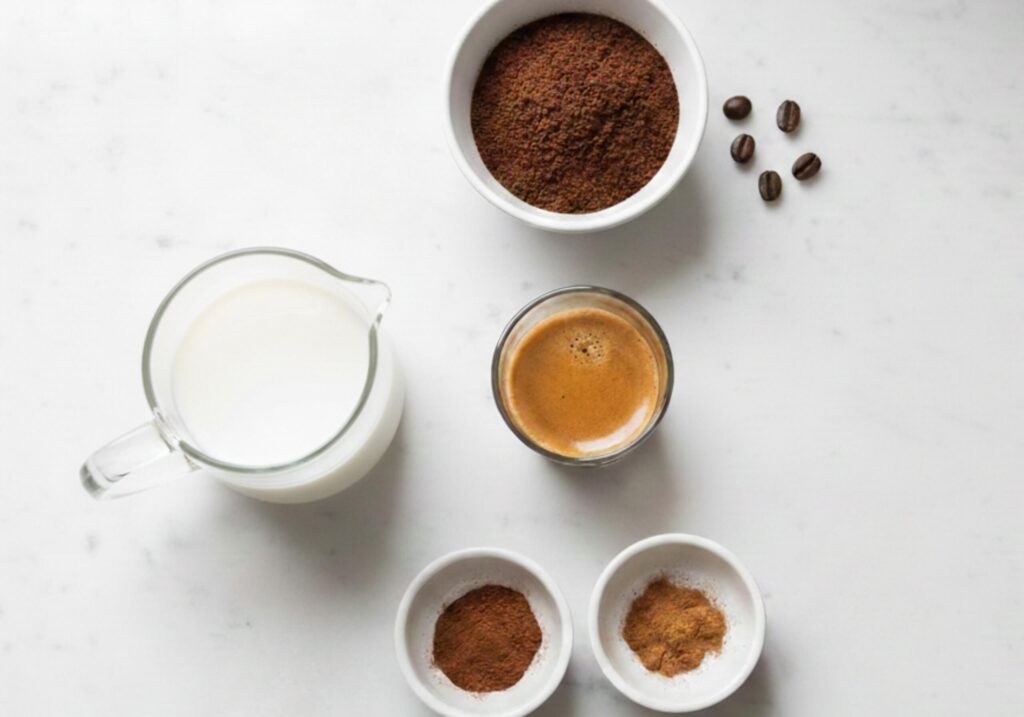 what are ingredients for flat white coffee