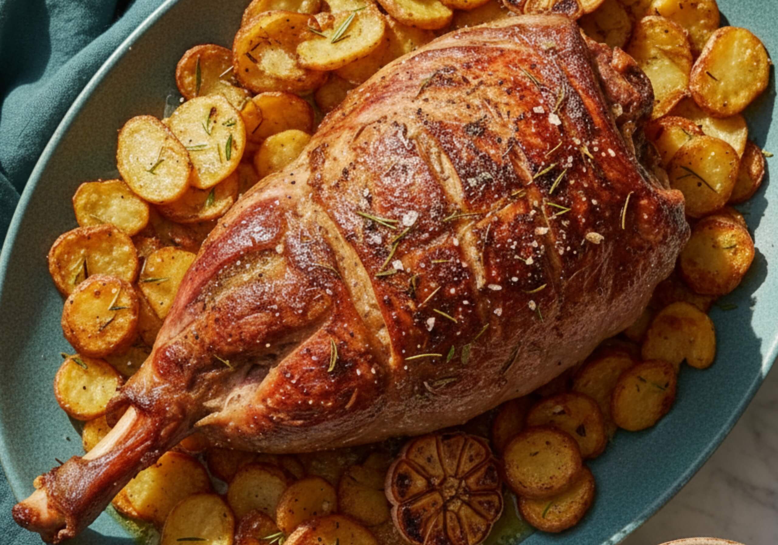 roasted lamb on rack recipe