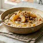 Apple oats cinnamon porridge recipe