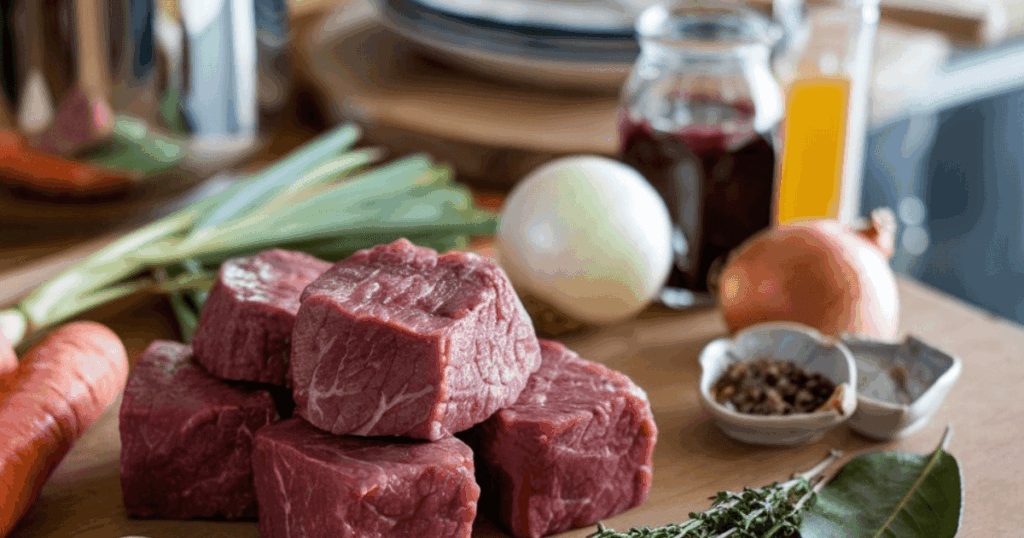 what are ingredients for Beef Bourguignon