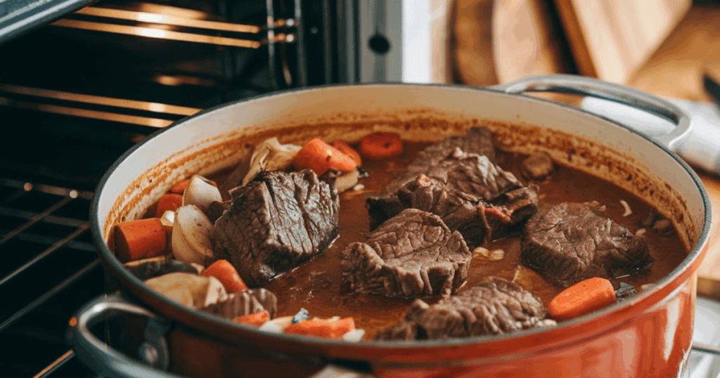 how long cook Beef Bourguignon