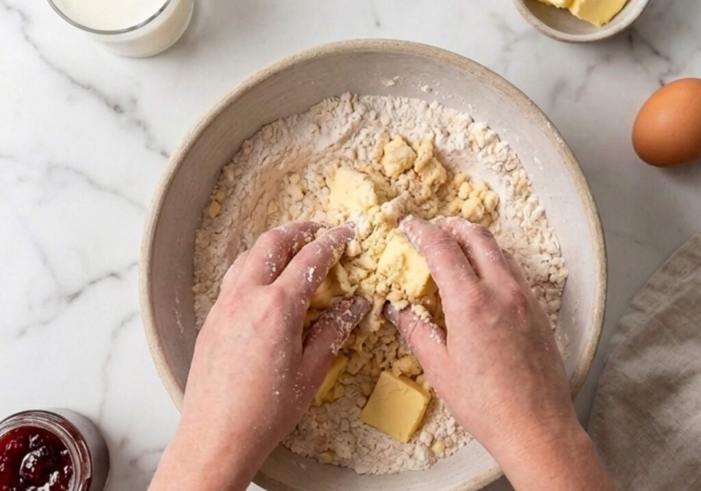 english scones dough