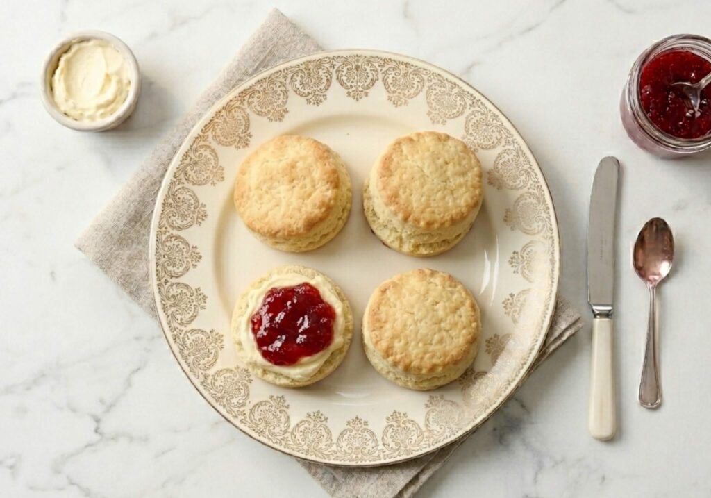 scones with jam